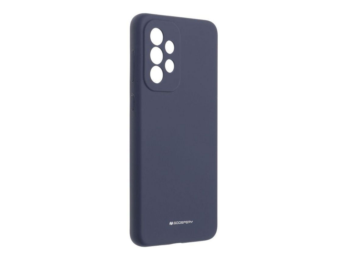 Capa de Silicone MERCURY para Samsung A33 5G Marinha