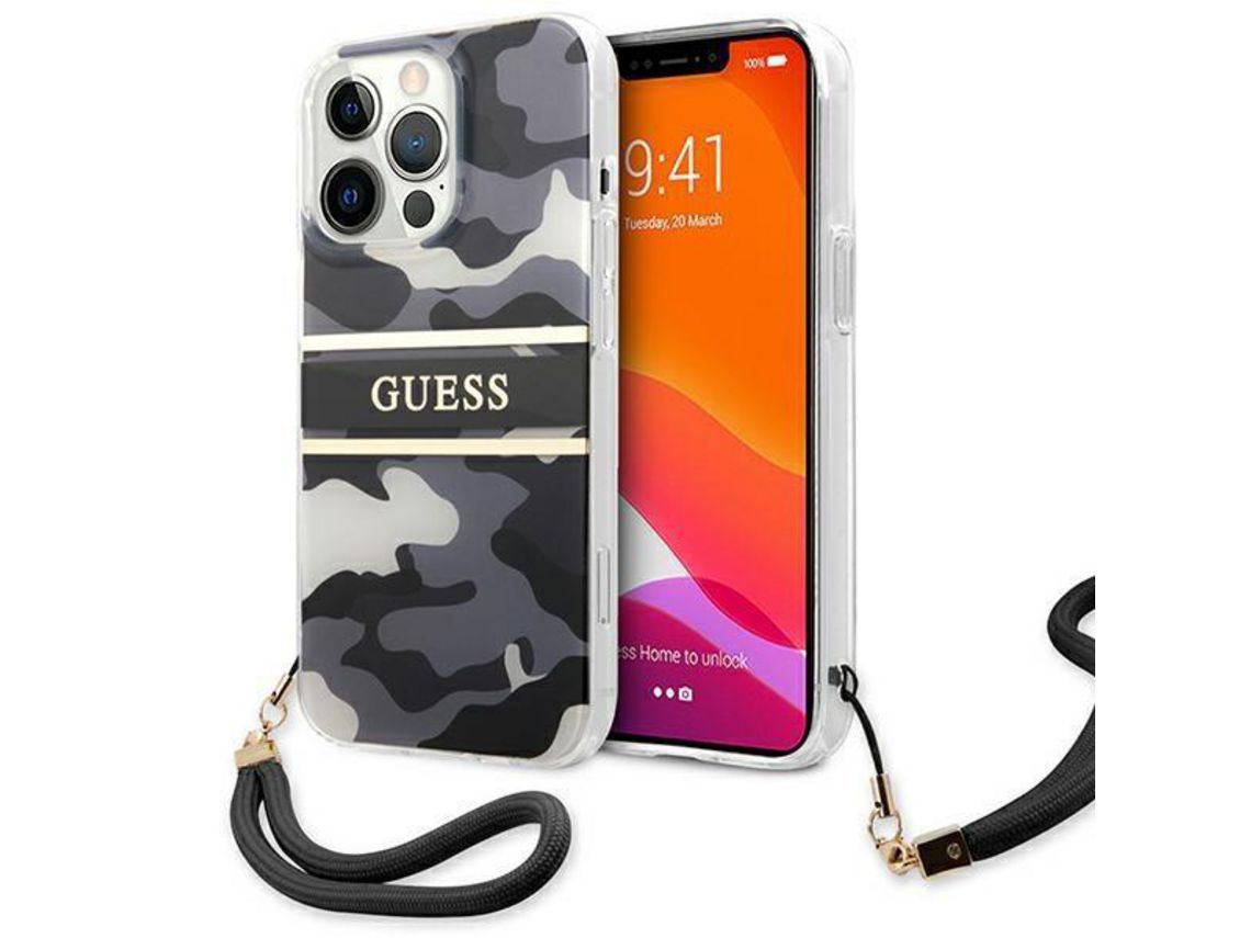 Capa iPhone 13 Pro Max GUESS Original 6.7'' Preto
