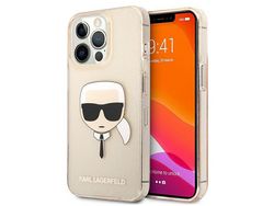Capa iPhone 13 KARL LAGERFELD Original 6.1'' loft Dourado