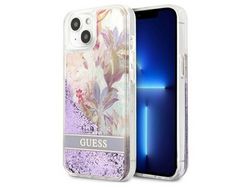Capa iPhone 13 Mini GUESS Original Flower Roxo