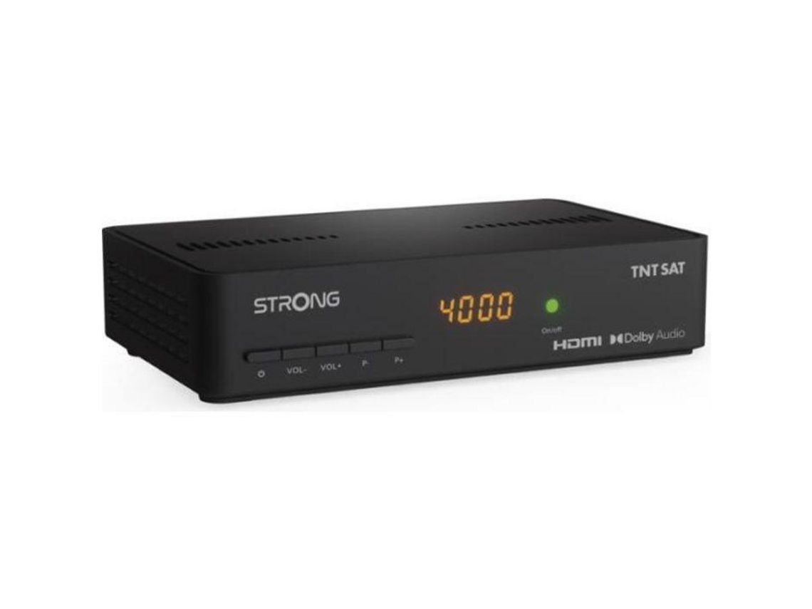 Decodificador de Satélite STRONG Srt 7408 Astra Hd Cartão Tntsat Válido Por 4 Anos