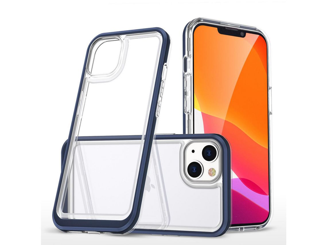 Capa iPhone 13 Mini HURTEL Acrílico Azul