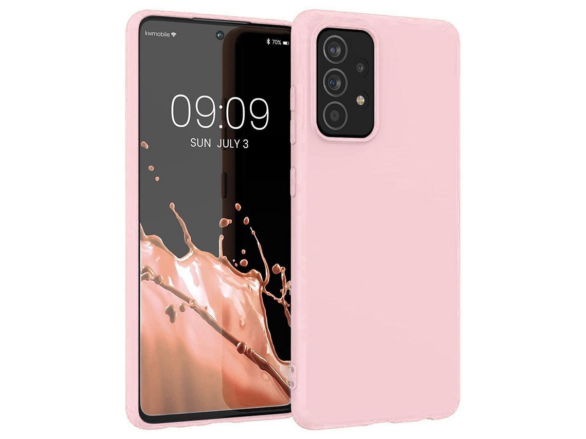 Capa para Samsung Galaxy A22 4G HURTEL Silicone Kind Rosa