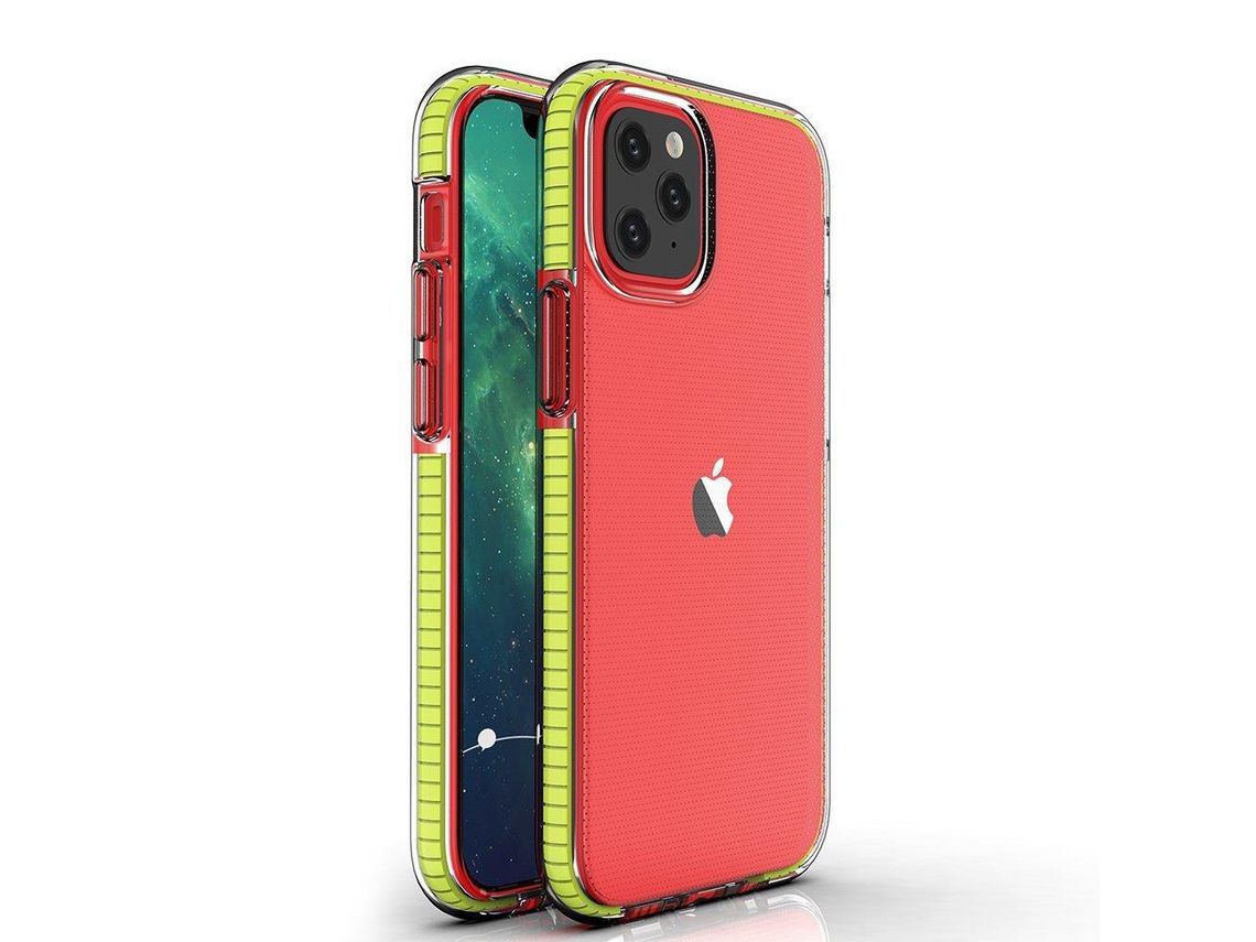 Capa iPhone 13 Mini HURTEL Silicone Amarelo