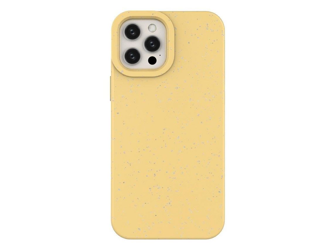 Capa iPhone 12 Pro Max HURTEL Eco Amarelo