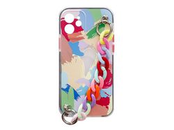 Capa para Samsung Galaxy A42 5G HURTEL Com Corrente Loop Multicores