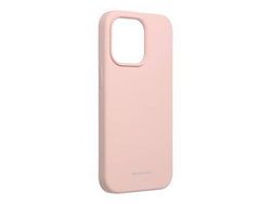 Capa iPhone 13 Pro GOOSPERY Silicone Calm Rosa