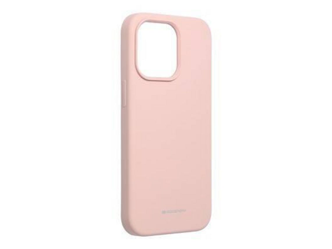 Capa iPhone 13 Pro GOOSPERY Silicone Calm Rosa