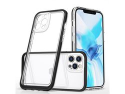 Capa iPhone 12 Pro HURTEL Acrílico Preto