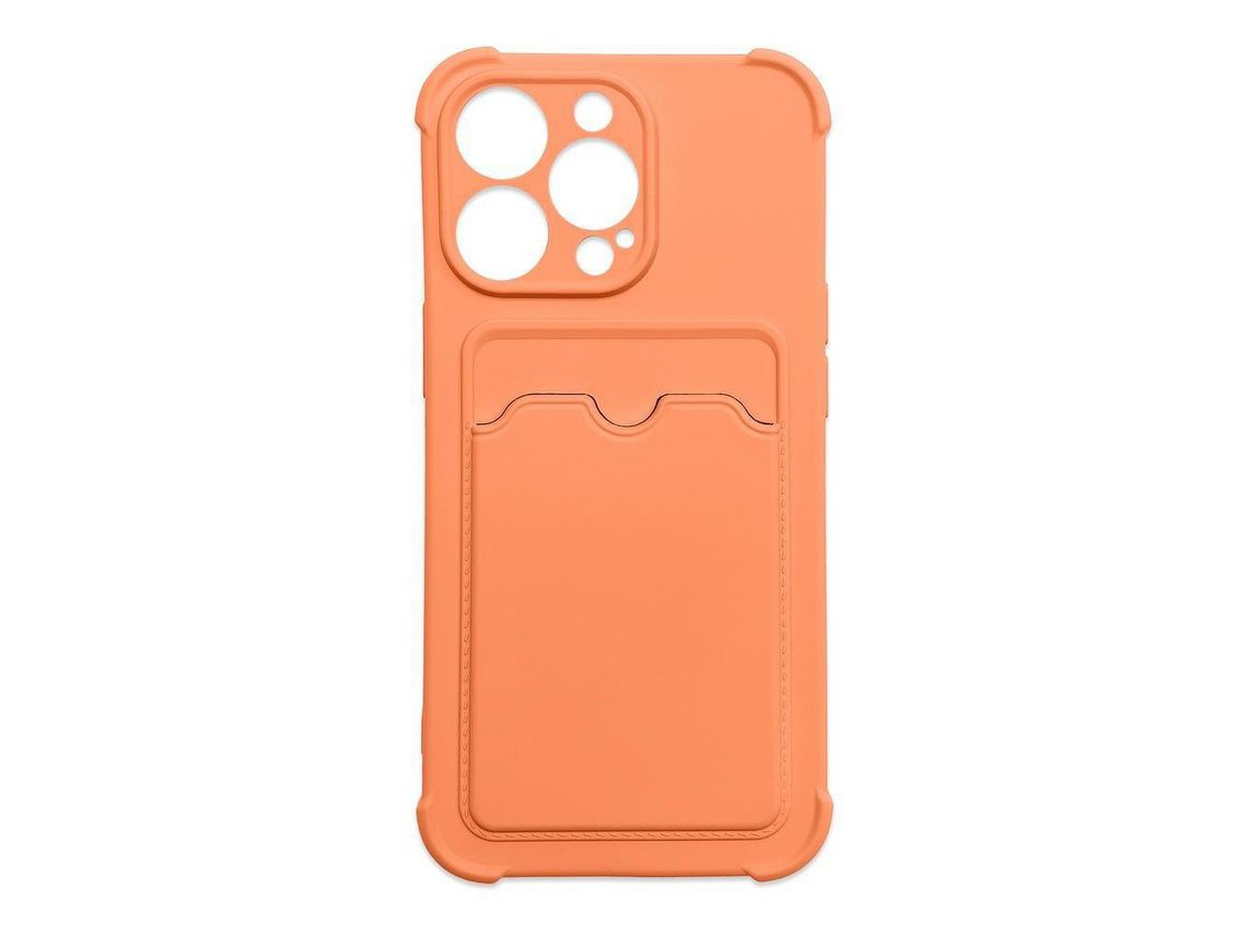 Capa iPhone 12 Pro HURTEL Silicone Laranja