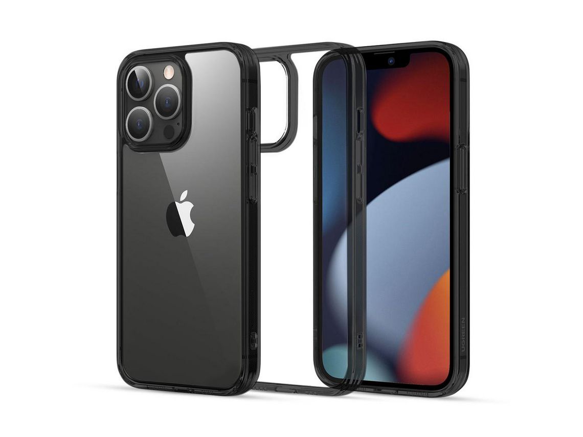 Capa iPhone 12 Rígida Laranja