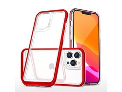 Capa iPhone 13 Pro Max HURTEL Acrílico Vermelho