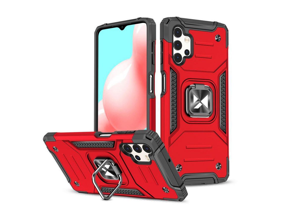 Capa para Samsung Galaxy A53 5G HURTEL Rígida Vermelho