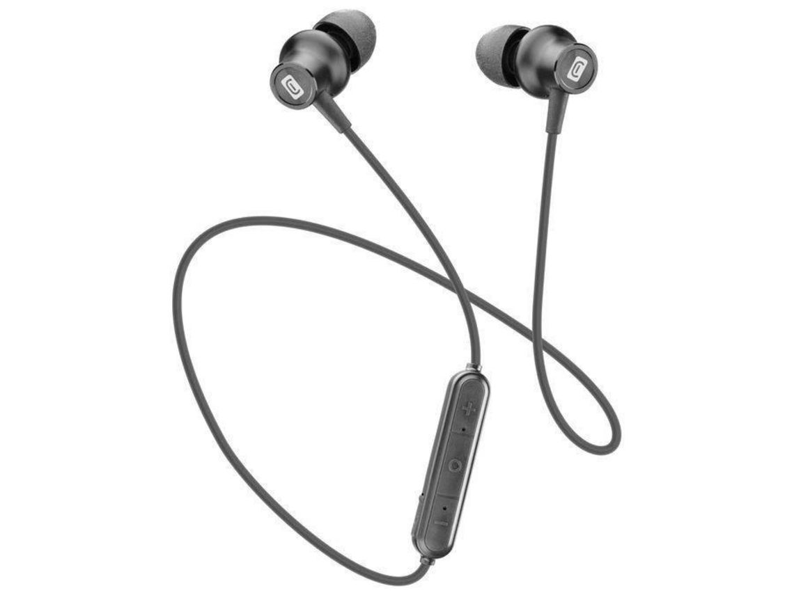 Fones de Ouvido Fones de Ouvido Estéreo Bluetooth Intra-auriculares com Microfone e Controle Remoto Acessório Magnético CELLULARLINE