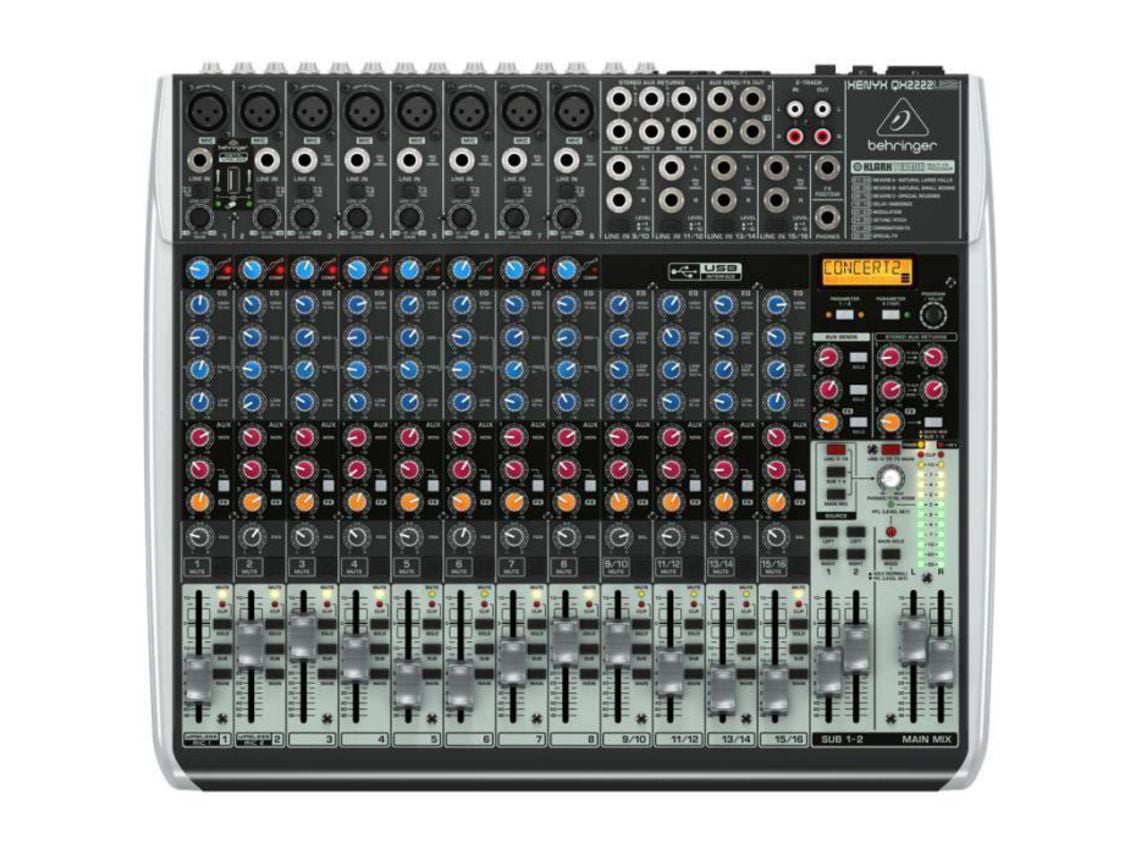 BEHRINGER Qx2222Usb 22 Canais 430 Mm 370 Mm 90 Mm 4,7 kg BEHRINGER