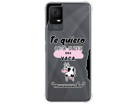 Capa de Silicone Anti-Choque para Desenhos de Vaca de Design Tcl 406