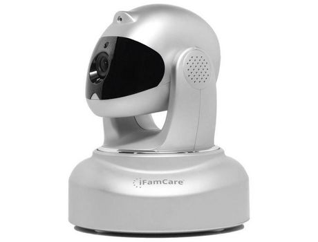 Ifamcare Capacete Home 1080P Full Hd Digital Wi-Fi Monitor para Iphone e Android Prata IBABY