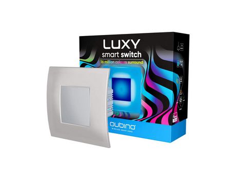 Interruptor Inteligente Luxy Inteligente Rgb Z-Wave Plus Zmnkad1 QUBINO