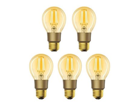 Conjunto de 5 Lâmpadas Led E27 R9078-5Pack WOOX