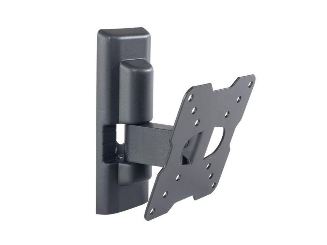 Suporte de parede ultrafino com braço ajustável para TVs de 14 a 25 polegadas MELICONI Flatstyle Etr100 Preto