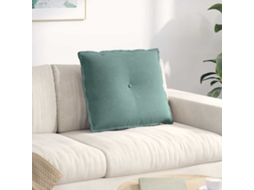 Vidaxl Travesseiro Para Costas Verde Do Mar 60 X 50 Cm