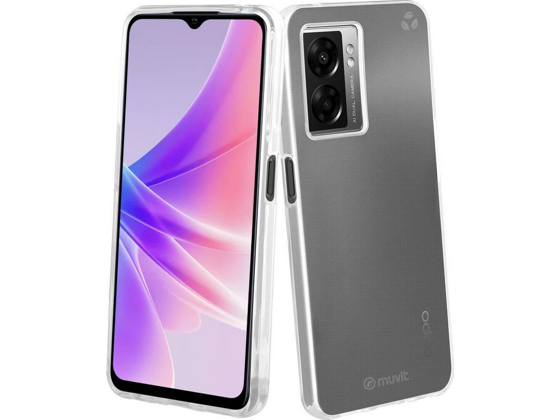 Capa para Oppo A57 5G MUVIT Recycletek Transparente