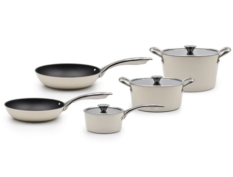 Trem de Cozinha CELAR Crème 6 Peças (Anti-Aderente - Sem PFOA)