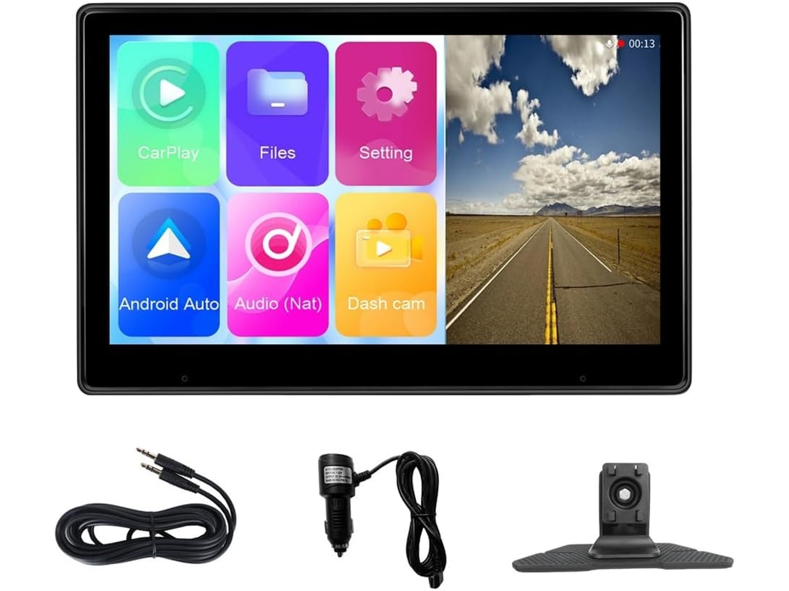 Acessórios para Tela Sensível Ao Toque de 10,1 Polegadas, Carplay e Android Auto SFUSHOS