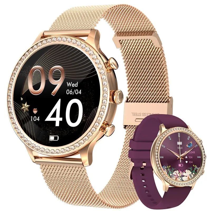 Smartwatch, Chamadas Bluetooth, Monitor De Pressão Arterial, Rastreador De Atividades Físicas, À Prova D'água