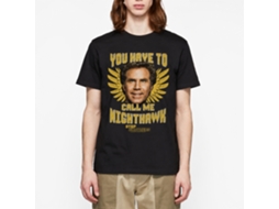 Rockinstone Step Brothers Movie Nighthawk Black Adult T-shirt Size:l