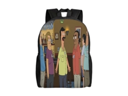 Mochila De Estudante Bobs Burgers W355, Durável E Leve, Alça De Ombro Impermeável E Respirável J355 Olysi Shop