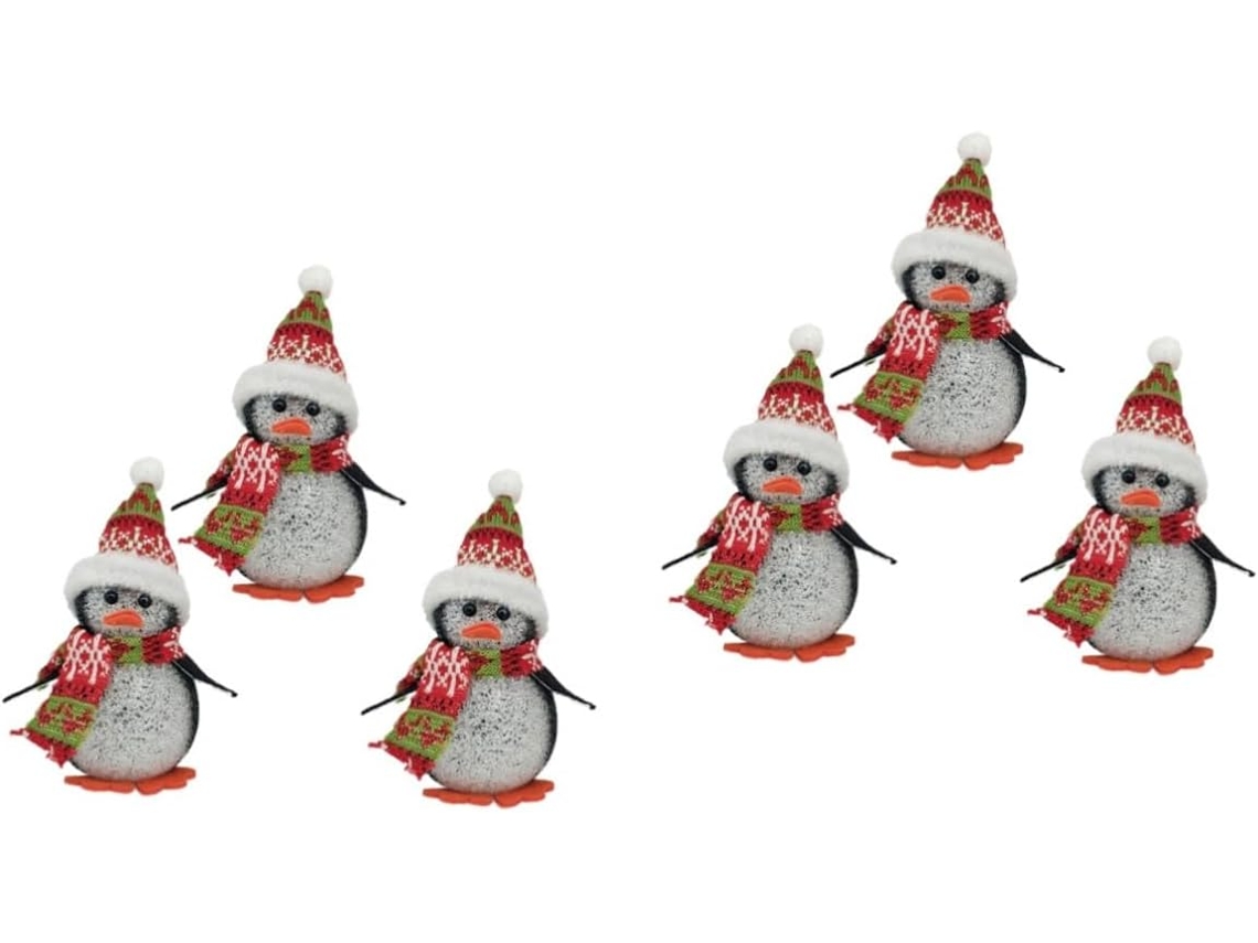 Conjunto De 2 Luminárias Noturnas De Led Em Formato De Pinguim, Luz Suave E Decorativa Para Cabeceira.