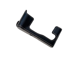 Fujifilm X T30ii X T30 X T20 X T10 Capa Protetora De Couro Sintético Antirriscos Com Tampa De Bateria Preto_xx Brilvibera