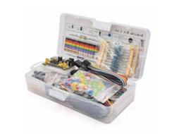 Kit de Componentes Eletrônicos Básico para Uno R3 com Breadboard e Cabos S/MARCA