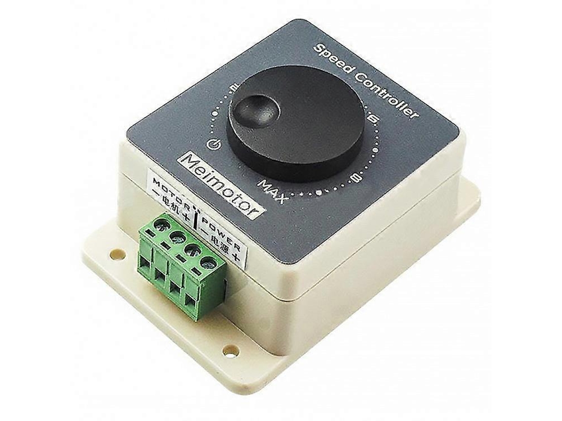 Controlador de velocidade ajustável para motor CC PWM 12V-48V 20A, interruptor regulador