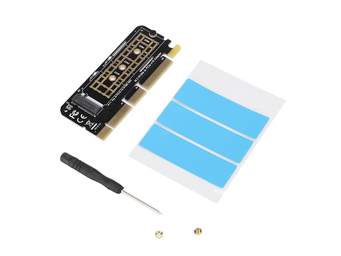 Placa Riser Adaptadora De Alta Velocidade M.2 Ngff Ssd Para Pci‑e 3.0 X16