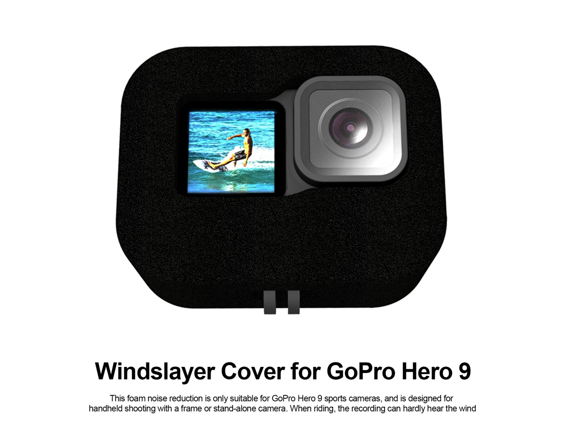 Câmera de Ação EOOCOO (compatível com Gopro Hero9)