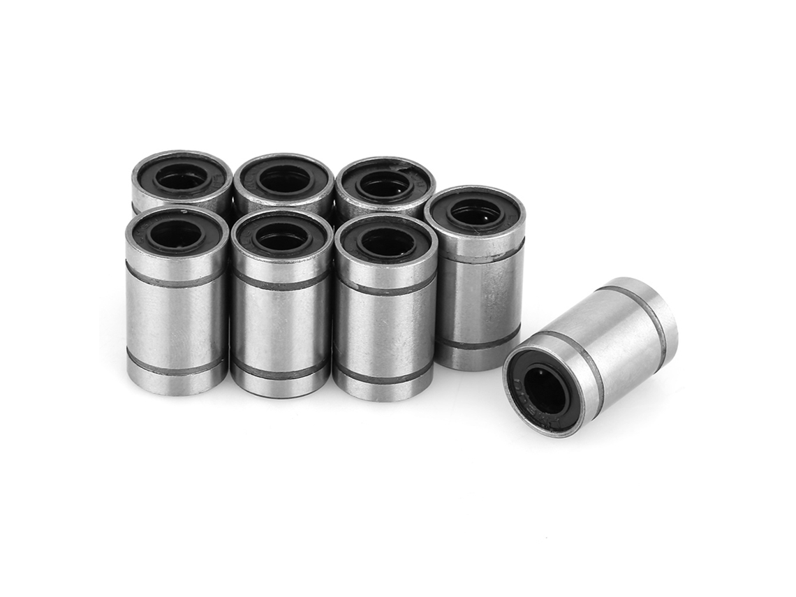 8pcs Lm6uu 6mm Manivela Linear Rolamento Bola