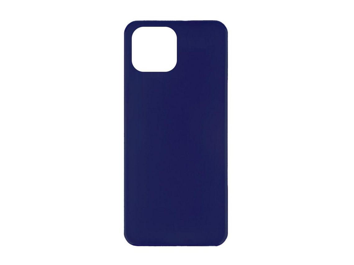 Capa SKYHE para Apple iPhone 14 Silicone Liso Azul Escuro
