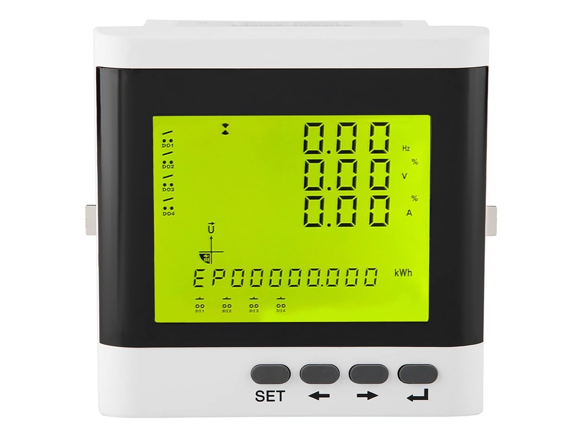 Medidor De Potência Led Fafeicy Abs Programável Trifásico 380v 100v