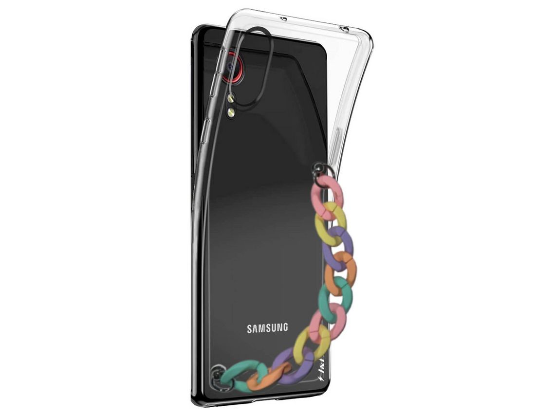Capa cristal com suporte rainbow para Samsung Galaxy XCover 5