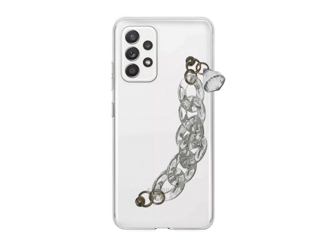 Capa cristal com suporte diamante para Samsung Galaxy A32 5G