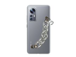 Capa Cristal com suporte diamante para Xiaomi 12 Pro
