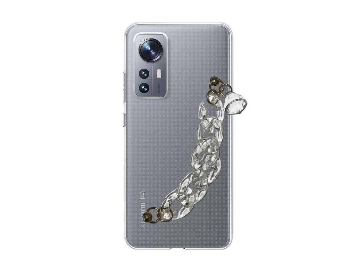 Capa Cristal com suporte diamante para Xiaomi 12 Pro