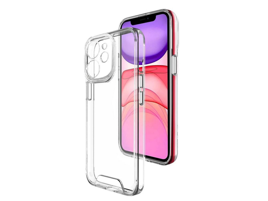 Capa acrilico certificação militar MIL-STD 810G para iPhone 11 Transparente