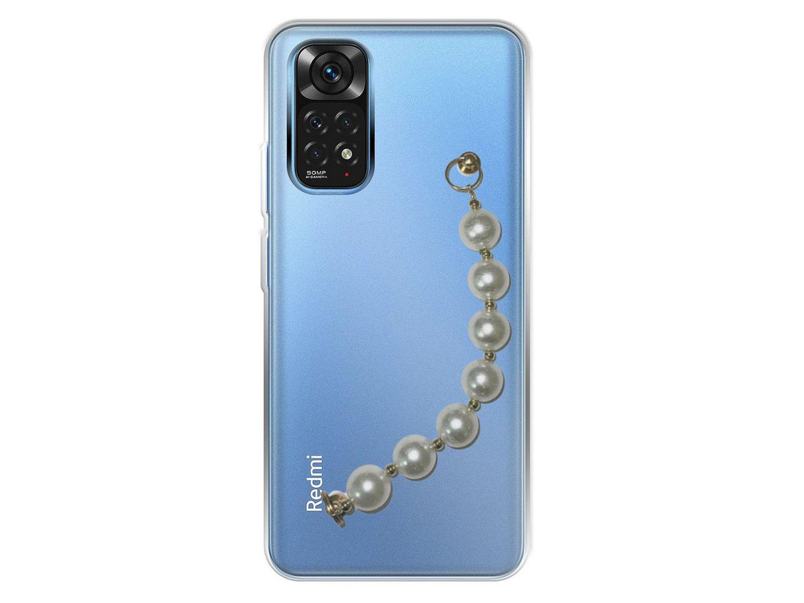 Capa cristal com suporte pérola para Xiaomi Redmi Note 11 Pro