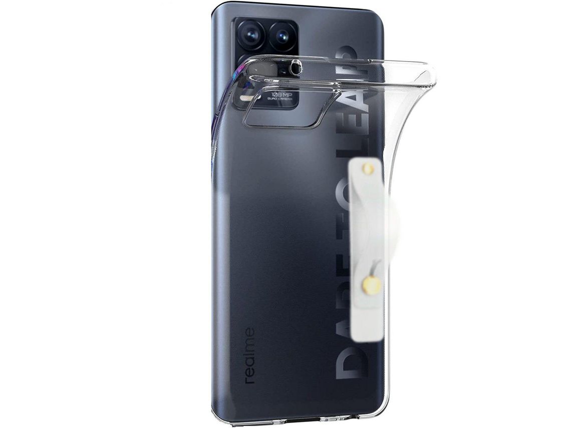 Capa cristal com suporte multifunções para Realme Narzo 30 5G