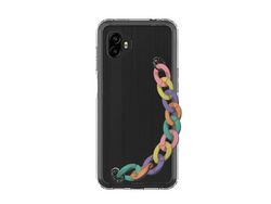 Capa cristal com suporte rainbow para Samsung Galaxy XCover 6 Pro
