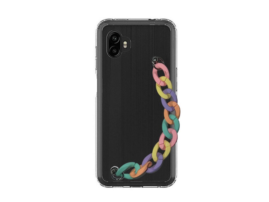 Capa cristal com suporte rainbow para Samsung Galaxy XCover 6 Pro