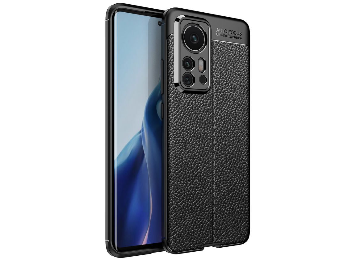 Capa Rugged Leather Samsung Xiaomi 12s Pro Preto